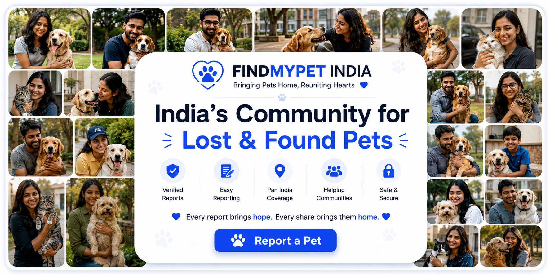 FindMyPet India Community Banner